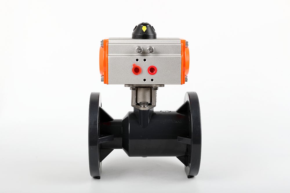 水满乡气动法兰一体球阀